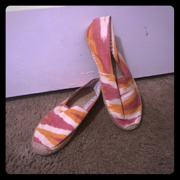 Soludos multi color 39 slip on*slides*mules*flats - Picture 1 of 3